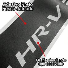 Kit 4 Pieces Car Door Sill Sticker Hrv 2014 To 2021 Matte Black Anti-Scratch Protection - 黑色 - 查看 4