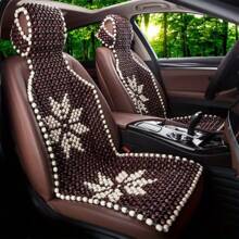 Cool And Breathable Summer Car Seat Cushion - Universal For All Seasons! - Tám lá trắng - Xem 1