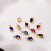 1 件诞生石、海星、海马、贝壳吊坠，适合夏日海滩 - 彩色 - 查看 7
