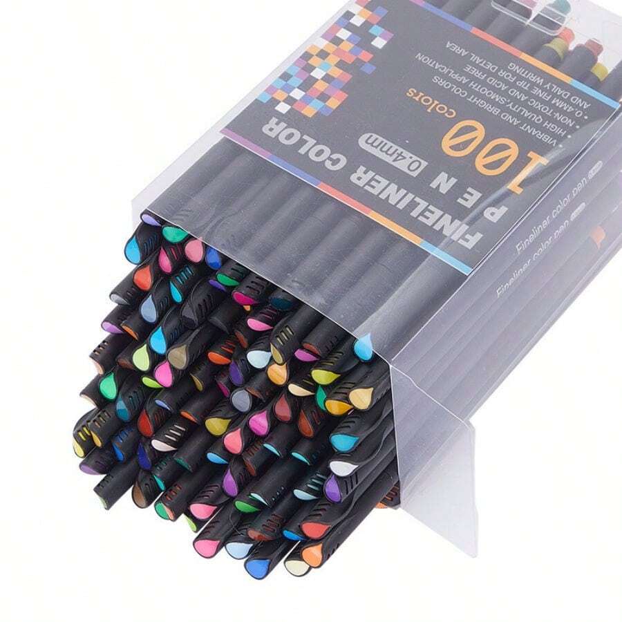 24/36 Colors Colored Fine Point Markers Drawing Pens, Journal Planner Pens, Fineliner Pen For Writing Note Taking Calendar Agenda Coloring - Multicolor - View 1