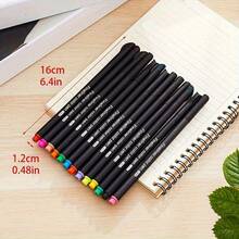 24/36 Colors Colored Fine Point Markers Drawing Pens, Journal Planner Pens, Fineliner Pen For Writing Note Taking Calendar Agenda Coloring - Multicolor - View 2