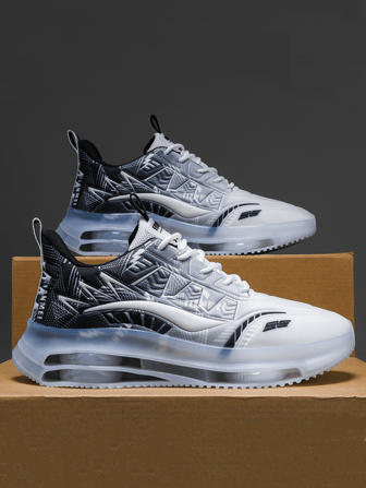 L.S.W.P Unisex Sports Running Shoes, Men's Popular Casual Sneakers, Versatile Non-Slip Lightweight Breathable Sports Shoes, Travel Shoes, New Fashionable Thick-Soled Shock-Absorbing Running Shoes (Size Runs Small, Recommend Ordering One Size Up)