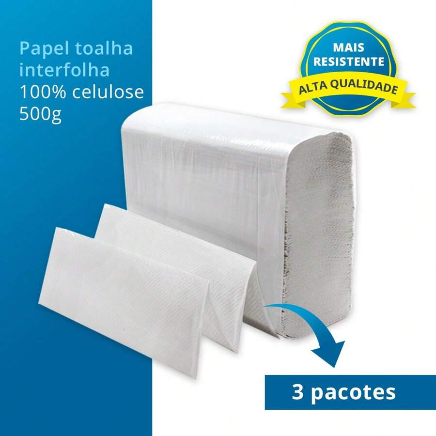 3pct Interleaved Paper Towel Pure White Promotional Kit - NATURA - 白色 - 查看 1