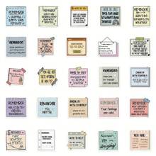 50pcs Inspirational Quote Stickers - Waterproof, Matte Finish For Laptops, Guitars & Journals - Multicolor - View 8