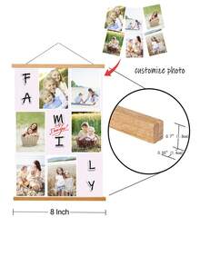 1pc Tranh treo tường trang trí khoảnh khắc hạnh phúc gia đình tùy chỉnh độ nét cao không thấm nước - tùy chỉnh thực hiện - Xem 5