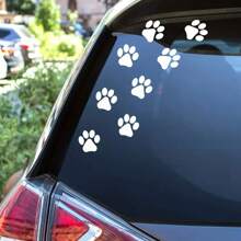 Pegatina con huella de pata, calcomanías para carrocería de auto, pegatinas de rayado personalizadas, pegatinas de huellas para auto - Unitalla - Ver 4