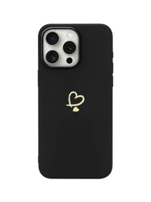 1. 情人节爱心黑色轻薄手机壳，兼容三星苹果16、13、15、15pro、14 Pro、14 Plus、7/8 Plus、11、12 Pro Max、13、14 Pro Max、S24、S23、S25（国际版，非国内版） - 彩色 - 查看 5