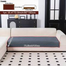 1pc L-Shape Pet Sofa Protector, Non-Slip & Durable Pet Sofa Cover, Washable Home Pet L-Shaped Chaise Lounge Cover, Suitable For Living Room And Bedroom