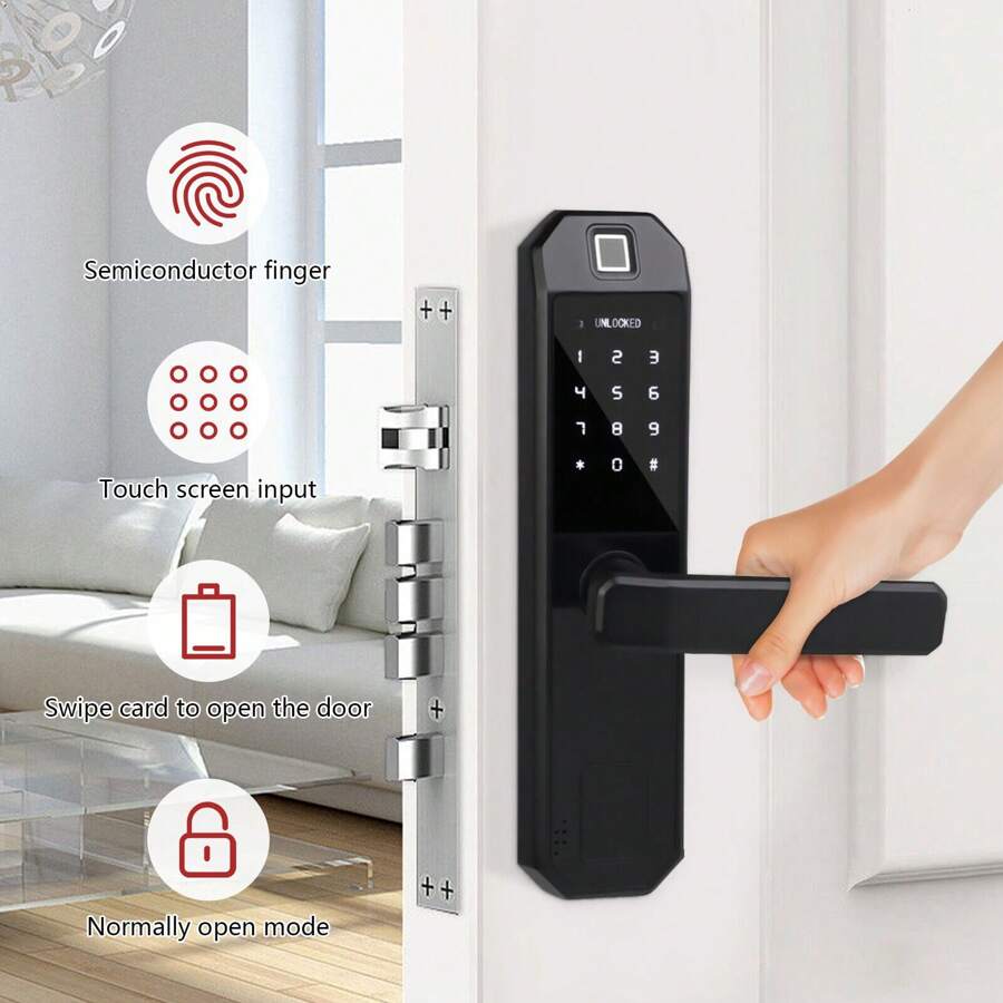 Keyless fingerprint door lock electronic smart fingerprint lock