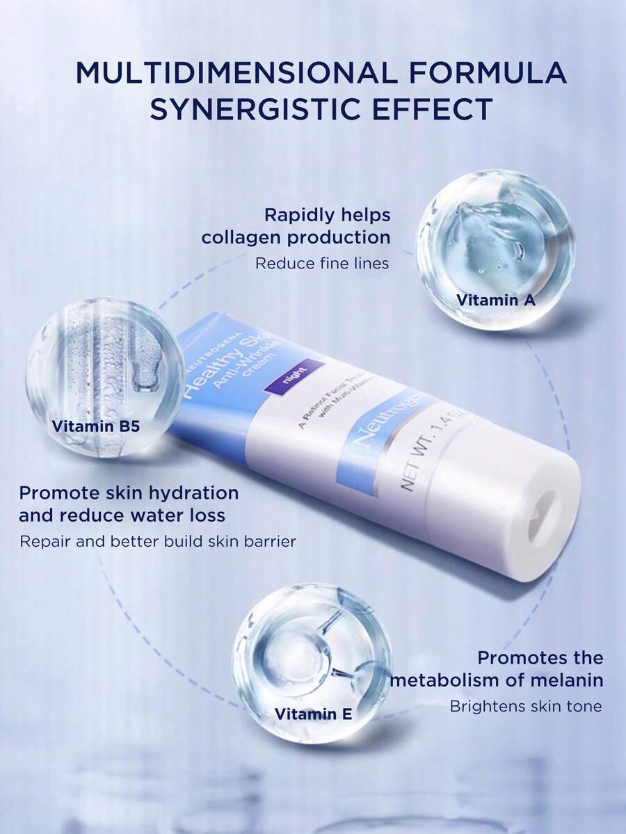 Neutrogena Retinol Face Moisturizer Retinol Cream For Night, Vitamin