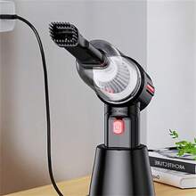 Cordless Handheld Vacuum Cleaner Rechargeable Electronics Compressed Air Duster Blower Inflator - Black - View 4