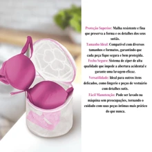 Durable Zippered Bra Washing Machine Laundry Bag - Túi giặt áo ngực - Xem 2