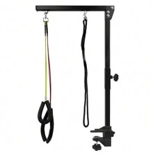 Froadp Adjustable Height Pet Grooming Arm, 35 Inch Foldable Grooming Arm With Clamp, Anti-Sitting Hip Support And Buckle, Grooming Arm For Large And Small Dogs - 黑色 - 查看 4