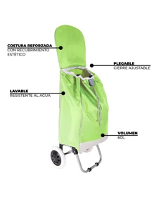 Simple Errand Cart - Green - View 2