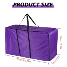 A Solid Color Horse Grass Storage Bag Made Of Oxford Cloth, Foldable Waterproof Horse Grass Bag, Large Capacity Horse Grass Hay Bag, Feed Storage Bag