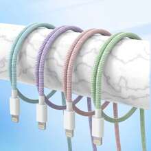 Paquete de 1/4 unidades de 1m/3,28ft/39,37in Cable de carga [MFi certificado] de color múltiple, cable USB de carga rápida, cable de datos trenzado de nailon compatible con iPhone 14/13/12/11 Pro Max/XS MAX/XR/XS/X/8/7 Plus - color Macarrón compatible con iPhone 14 Pro Max, 14 Pro, 14 Plus, 13 Pro Max, 13 Pro, 13, 12 Pro, 12, 11, XS, XR, 8 Plus, 8, 7, 6, 5, SE, compatible con iPad Lightning