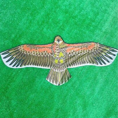 1pc New Eagle Kite Scarecrow Toy, Large Outdoor Realistic Eagle Kite For Adults