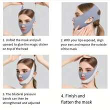 1 pieza Mascarilla para dormir con banda para papada - Multicolor - Ver 7