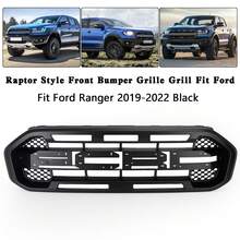 Areyourshop Parrilla de paragolpes delantero estilo raptor negro apto para Foγd Ranger 2019-2023 - Negro - Ver 6