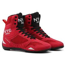 Women's Tennis Boot Adult Nyc Original For Gym And Training - vermelho bco - Xem 2