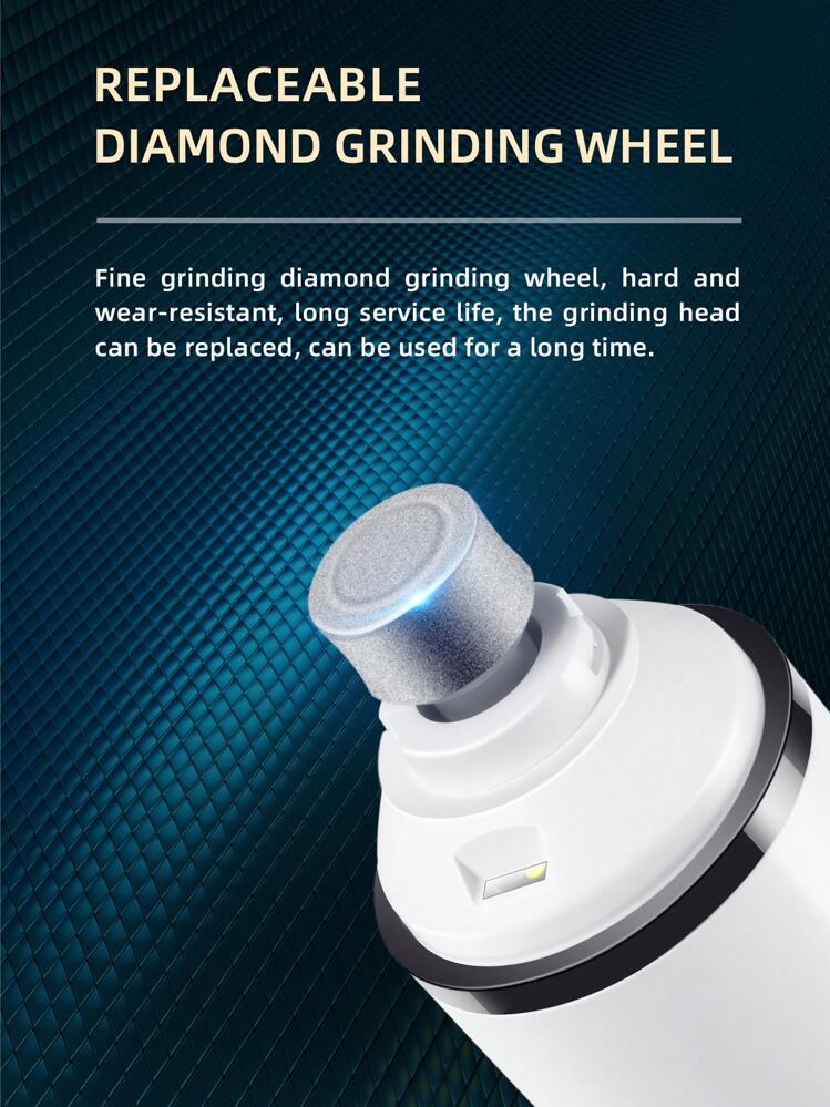 1pc Pet Cat/Dog Nail Grinder - White - View 4