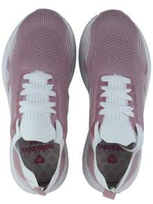 Molekinha Girls' Comfort Jogging Shoes, White/Pink - 2577.104 - 粉色 - 查看 5