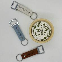 1 件多功能开瓶器钥匙扣，简约风格，可定制激光雕刻，适用于婚礼、派对、圣诞节、耐用、雕刻、不锈钢、彩色、可爱、迷人、有趣、卡哇伊、Y2K、时尚、男女通用、休闲、定制、个性化、独特、定制、送给他的理想礼物、送给她、她、男朋友、女朋友、家人、朋友的理想礼物