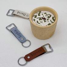 1 件多功能开瓶器钥匙扣，简约风格，可定制激光雕刻，适用于婚礼、派对、圣诞节、耐用、雕刻、不锈钢、彩色、可爱、迷人、有趣、卡哇伊、Y2K、时尚、男女通用、休闲、定制、个性化、独特、定制、送给他的理想礼物、送给她、她、男朋友、女朋友、家人、朋友的理想礼物