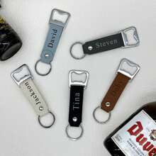 1 件多功能开瓶器钥匙扣，简约风格，可定制激光雕刻，适用于婚礼、派对、圣诞节、耐用、雕刻、不锈钢、彩色、可爱、迷人、有趣、卡哇伊、Y2K、时尚、男女通用、休闲、定制、个性化、独特、定制、送给他的理想礼物、送给她、她、男朋友、女朋友、家人、朋友的理想礼物