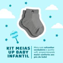 QLC SPORT Kit 6 Pairs Of Baby Up 02025 Cotton Mid-Calf Socks - Nhiều màu - Xem 5