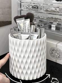 Kit 2 360° Rotating Brush Holders For Makeup Brushes - trắng - Xem 1