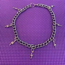 1 pieza Collar colgante de estilo callejero minimalista - Colgante cónico con remache, accesorio estiloso de hip hop bohemio, perfecto para el atuendo