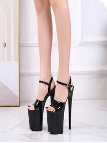 Pole Dance And Exotic Dancer Shoes - Black - View 2