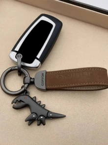 1 Piece Creative Little Dinosaur Car Key Chain Couple Lock Pendant - 1 Small Dinosaur Keychain (green) - View 4