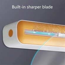 Wiederverwendbare Lebensmittel Folie Spender mit Schneidvorrichtung, für Frischhaltefolie, Backpapier, Alufolie, Backpapier, Küchenutensil