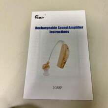 1 Aparato audífono para sordera Amplificador Recargable - Beis - Ver 2