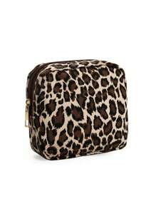 1pc Cow Print Zipper Sanitary Pad Pouch, Large Capacity Portable Bag For Storing Sanitary Pads, Liners, Tampons, Also Can Hold Cosmetics, Coins, Small Items, Versatile For Home, Gift, Travel, Holidays (Halloween, Christmas), Bohemian Style - Multicolor - View 14