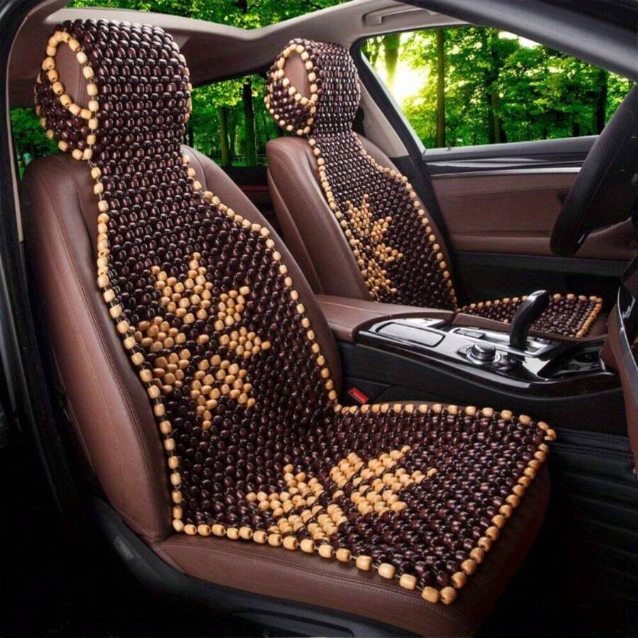 Cool And Breathable Summer Car Seat Cushion - Universal For All Seasons! - 八葉飯 - 查看 1