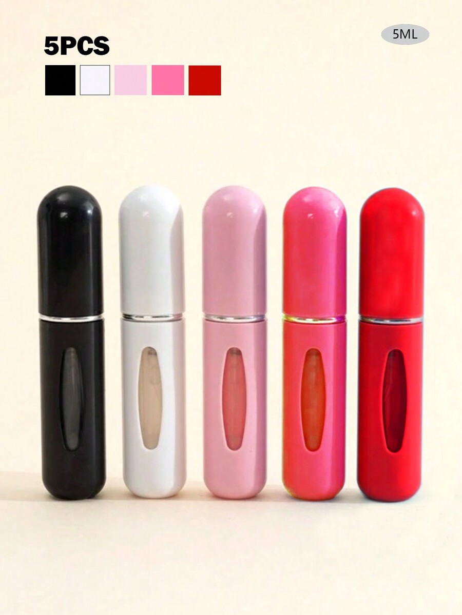 5PCS 5ML Empty Perfume Spray Bottle,Refillable Perfume Atomizer Bottle