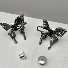 1 套女士腰部纽扣延长器，蝴蝶形牛仔裤腰带收紧调节小腰针带纽扣万圣节学校 - 彩色 - 查看 6