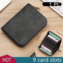 9/18 插槽拉链式身份证卡包 R 卡储物袋和硬币拉链卡包 男士卡包 RFID 屏蔽钥匙链钱包 小巧尺寸卡包 RFID 旅行护照钱包 卡包 钱包 名片包 信用卡包 女士钱包 迷你钱包 钱包 卡片钱包 - 彩色 - 查看 14