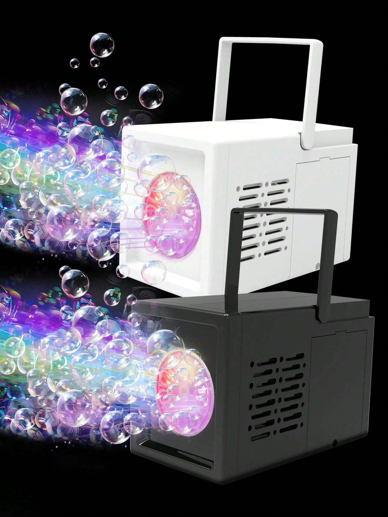 Kids Manual Bubble Blower Toy, Portable MultiHole Bubble Maker For