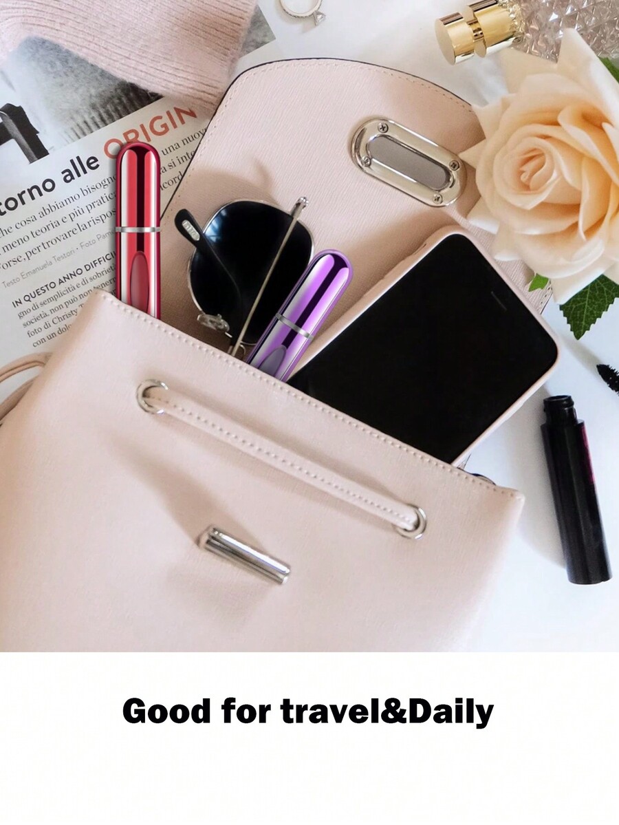 5PCS 5ML Empty Perfume Spray Bottle,Refillable Perfume Atomizer Bottle