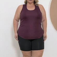 Kit 2 Regata Plus Size Dry Fit Camiseta Believe Academia - 馬沙拉白 - 查看 6