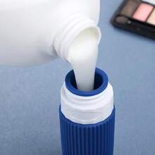 4 Stücke Set TSA zugelassene 60ml Reiseflaschen, auslaufsichere nachfüllbare Reisegrößen Toilettenartikel Behälter mit Kosmetiktasche, unerlässlich für Reisesaison und Kreuzfahrt