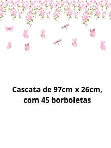 WATERFALL WALL STICKER KIT - GIRL BEDROOM BATHROOM TOY LIBRARY SCHOOL - 彩色 - 查看 2