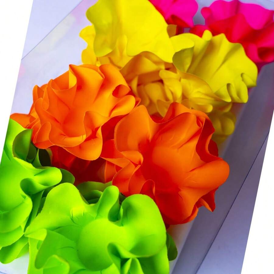 Molds For Fine Sweets 40 Units Azalea Flower Party Wedding Birthday Baptism - 什錦霓虹燈 - 查看 1