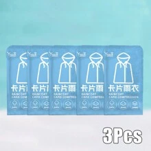 1/3/5/7 pièces Imperméable jetable Carte de compression portable Emballage Dérive extérieure Voyage Poncho en plastique imperméable épais taille unique, pour adultes hommes et femmes. Poncho jetable épais et long, adapté aux activités de plein air quotidiennes, au camping, à la randonnée, à la pêche, à la randonnée, aux voyages, au cyclisme. Emballage individuel Fournitures essentielles de voyage Accessoires de voyage Incontournables de voyage Vacances à la plage Vacances d'été Fournitures scolaires Retour à l'école - Multicolore - Voir 21