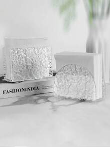 1 件透明亚克力纸巾盒架，创意纸巾分配器，适用于酒吧、咖啡厅桌、餐厅、家居用品、桌子、家居装饰、家居组织和存储、卧室房间装饰、厨房配件、厨房工具、厨房收纳盒、旅行、节日、纸巾盒架、餐巾架、节日家庭聚会、厨房餐桌装饰，适用于家庭厨房卧室客厅餐厅、家居装饰配件、装饰盒、女性婚礼礼物、夏季旅行节日必备品 - 無色 - 查看 1