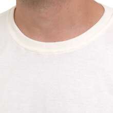 Men's T-Shirt 100% Cotton, Front And Back, Colorful Digital Print, High Resolution, Unisex, Round Neck. - 香檳色 - 查看 4